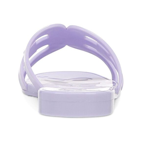 NWT SAM EDELMAN Womens Purple Bay Round Toe Slip On Slide Sandals Shoes 9 - Picture 3 of 4